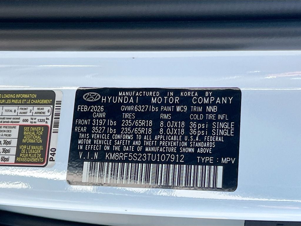 2026 Hyundai PALISADE SE FWD