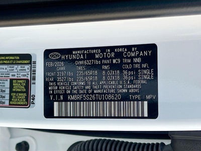 2026 Hyundai PALISADE SE FWD