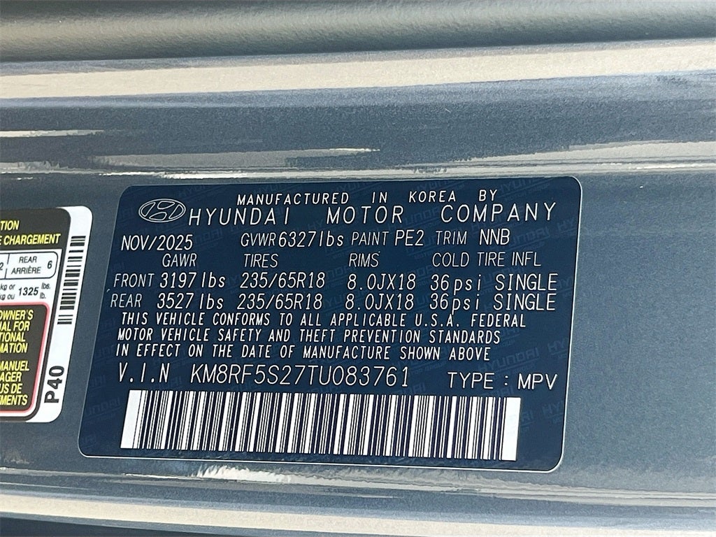 2026 Hyundai PALISADE SE FWD