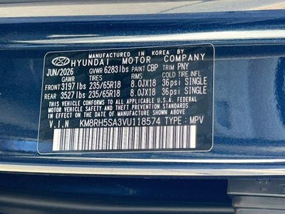 2027 Hyundai PALISADE HYBRID Blue SEL Premium 7P