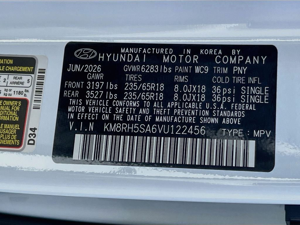 2027 Hyundai PALISADE HYBRID Blue SEL Premium 7P
