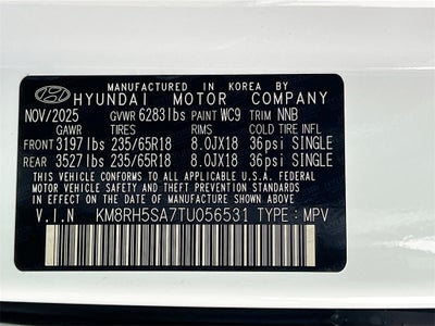 2026 Hyundai PALISADE HYBRID Blue SEL Premium 8P