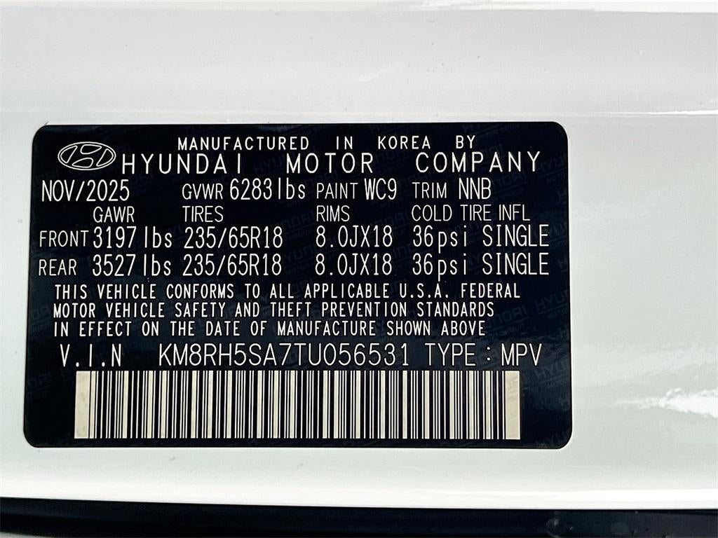 2026 Hyundai PALISADE HYBRID Blue SEL Premium 8P