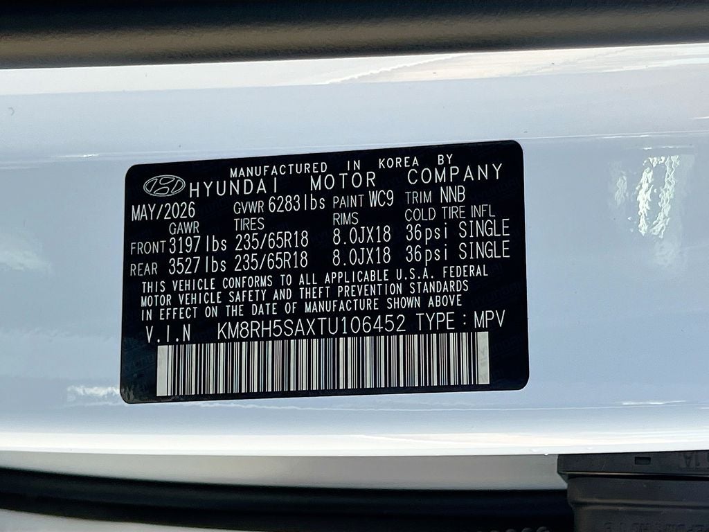 2026 Hyundai PALISADE HYBRID Blue SEL Premium 7P