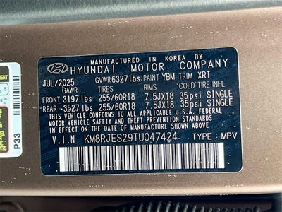 2026 Hyundai PALISADE XRT Pro