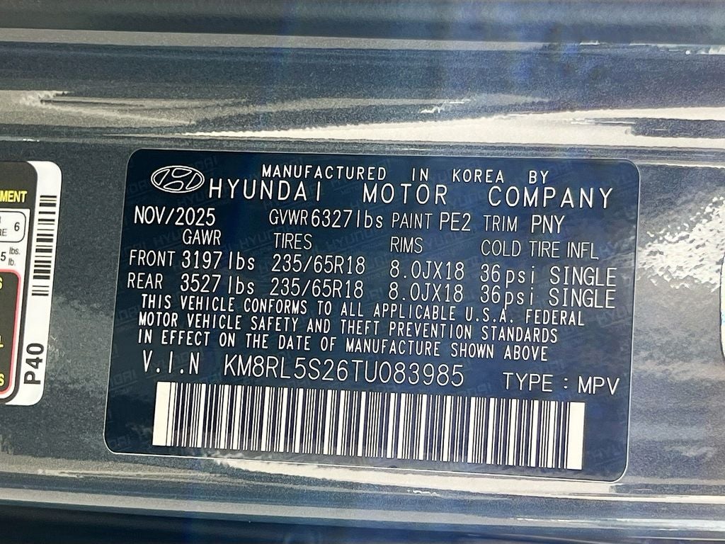 2026 Hyundai PALISADE SEL FWD