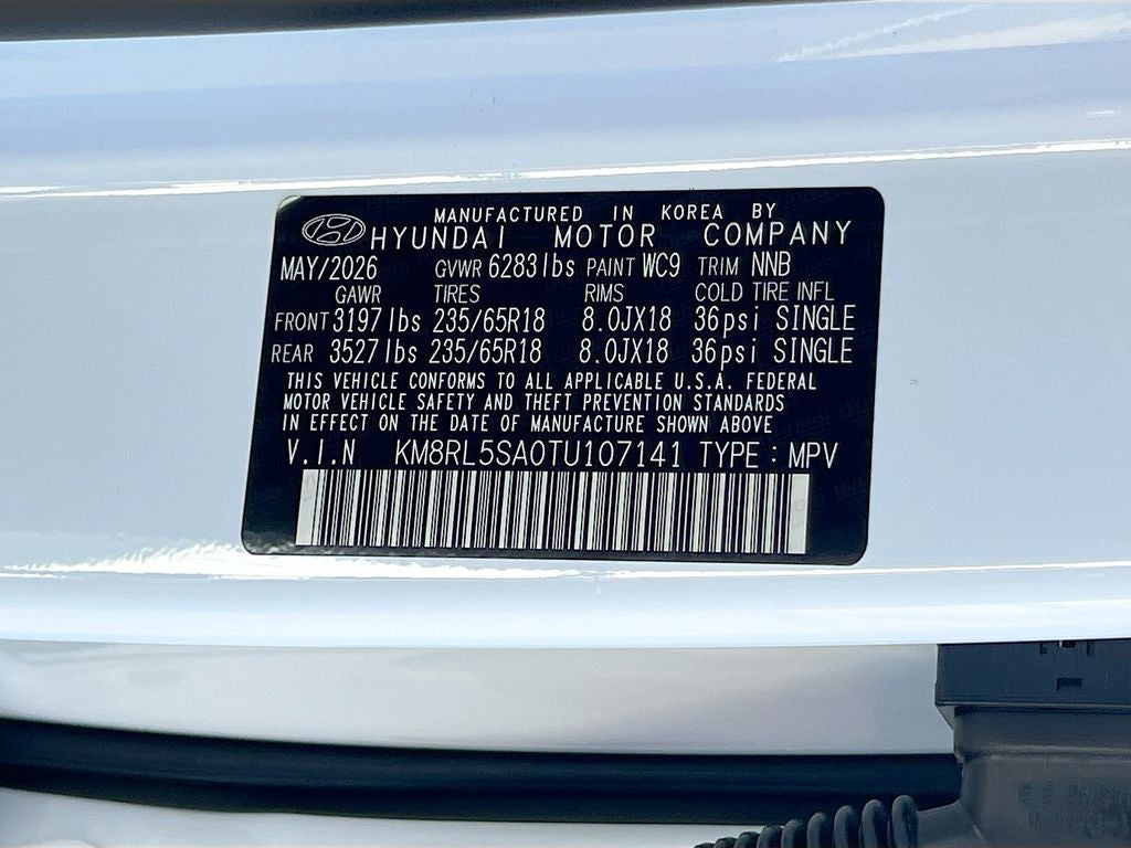 2026 Hyundai PALISADE HYBRID Blue SEL 8P