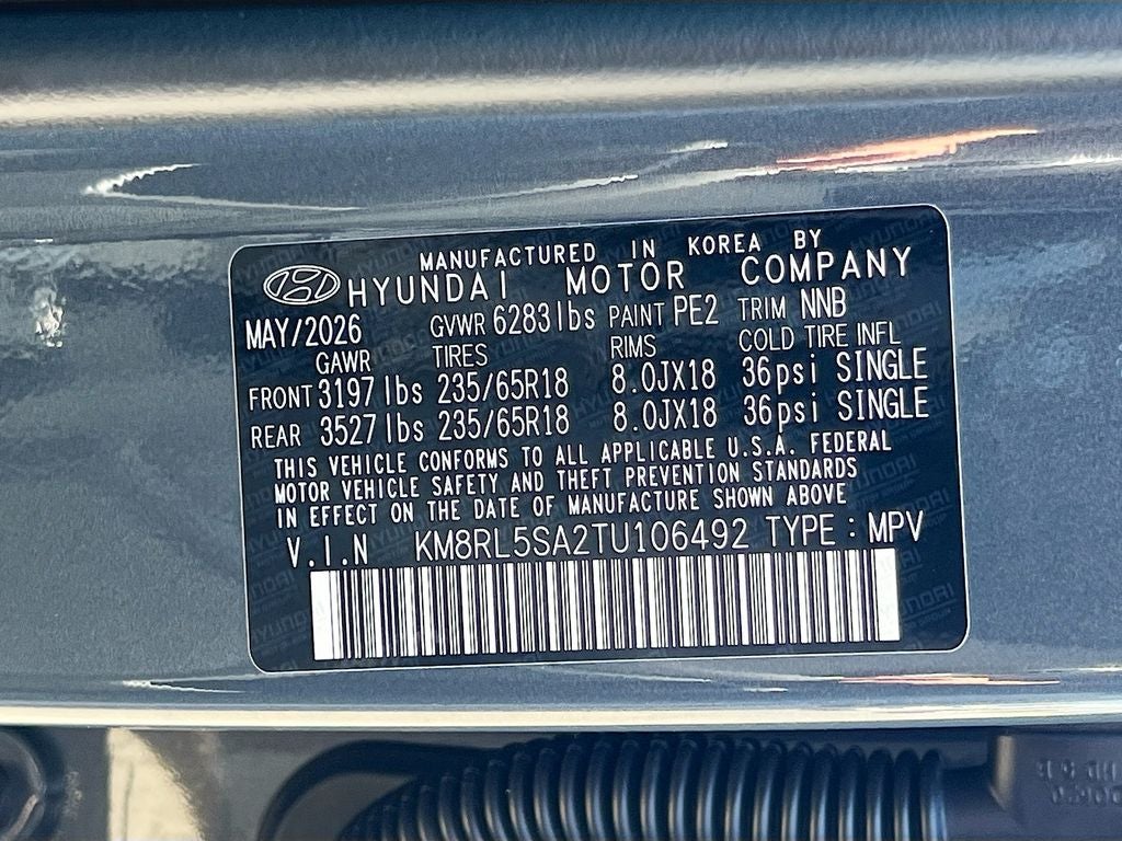 2026 Hyundai PALISADE HYBRID Blue SEL 7P
