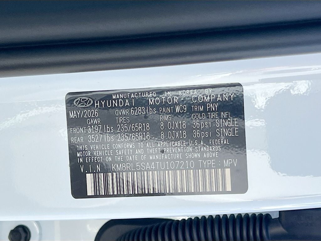 2026 Hyundai PALISADE HYBRID Blue SEL 7P