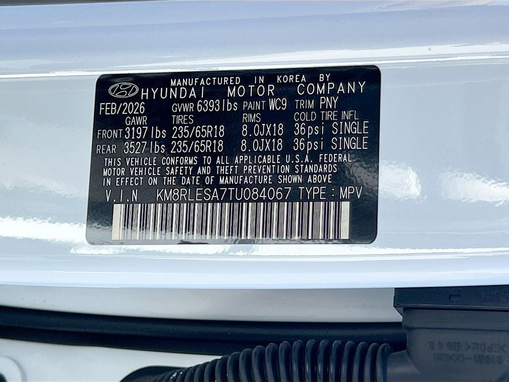 2026 Hyundai PALISADE HYBRID SEL 7P