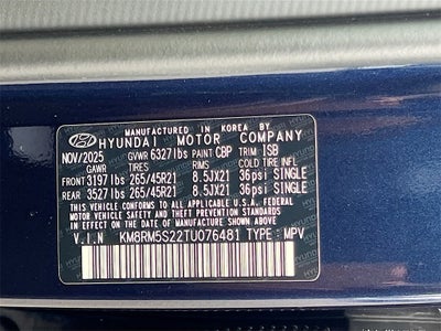 2026 Hyundai PALISADE Calligraphy FWD