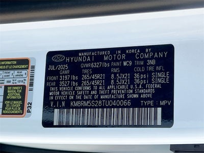 2026 Hyundai PALISADE Calligraphy FWD