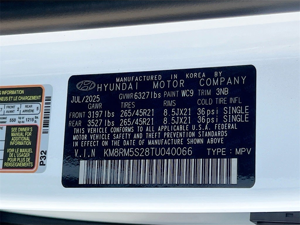 2026 Hyundai PALISADE Calligraphy FWD