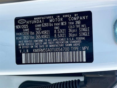 2026 Hyundai PALISADE HYBRID Calligraphy