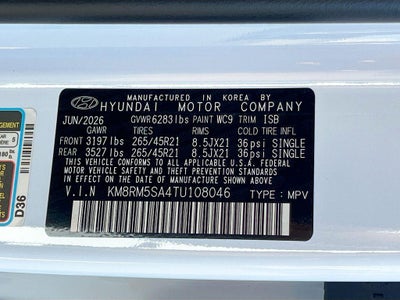 2026 Hyundai PALISADE HYBRID Calligraphy