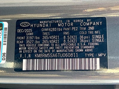 2026 Hyundai PALISADE HYBRID Calligraphy