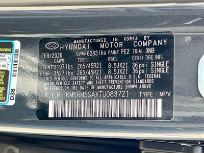 2026 Hyundai PALISADE HYBRID Calligraphy