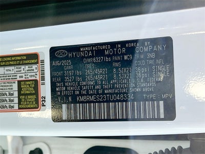 2026 Hyundai PALISADE Calligraphy AWD