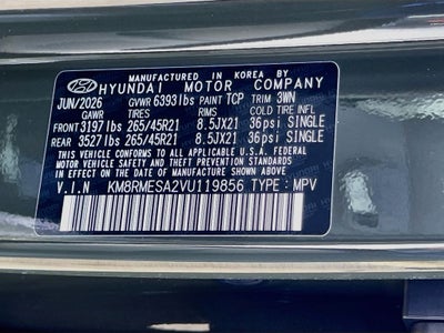 2027 Hyundai PALISADE HYBRID Calligraphy