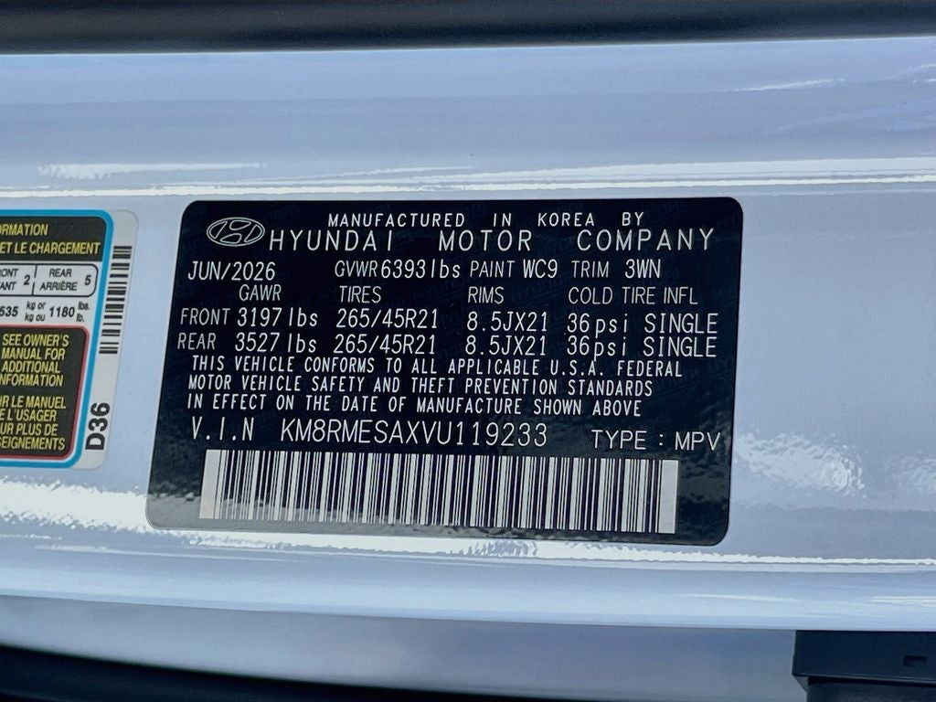 2027 Hyundai PALISADE HYBRID Calligraphy