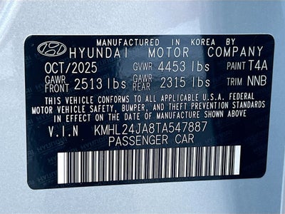 2026 Hyundai SONATA SE