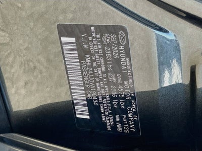 2027 Hyundai SONATA HYBRID Blue