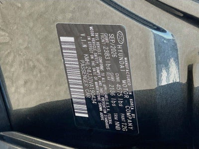 2027 Hyundai SONATA HYBRID Blue