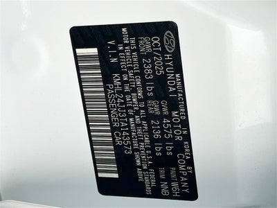 2026 Hyundai SONATA HYBRID Blue