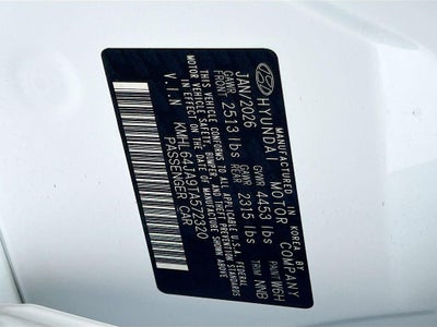 2026 Hyundai SONATA SEL Sport