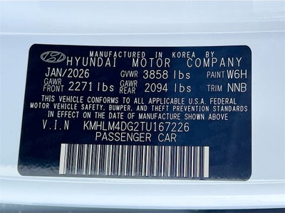 2026 Hyundai ELANTRA SEL Sport