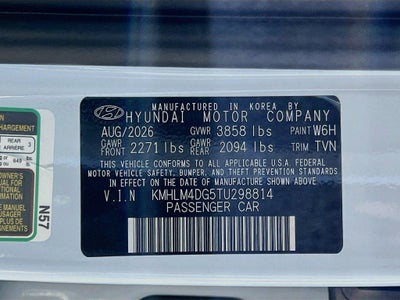 2026 Hyundai ELANTRA SEL Sport Plus