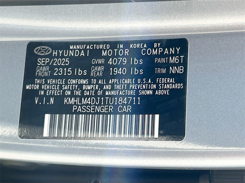 2026 Hyundai ELANTRA HYBRID Blue