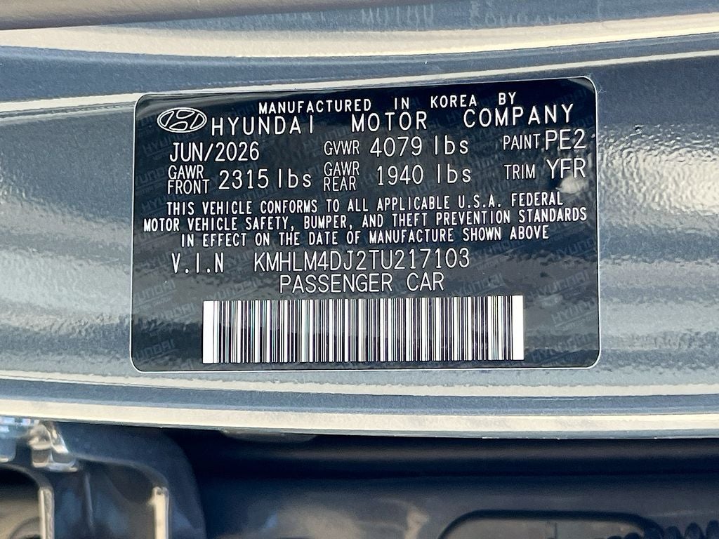2026 Hyundai ELANTRA HYBRID Blue