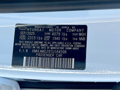 2026 Hyundai ELANTRA HYBRID Blue