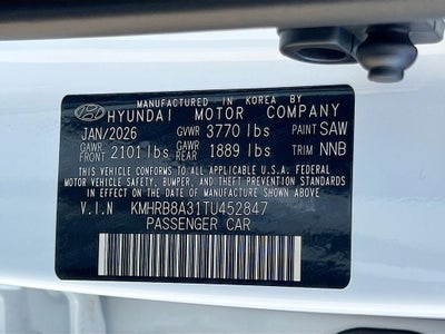 2026 Hyundai VENUE SE
