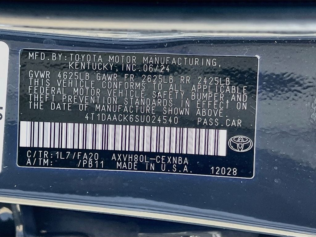 2025 Toyota Camry LE