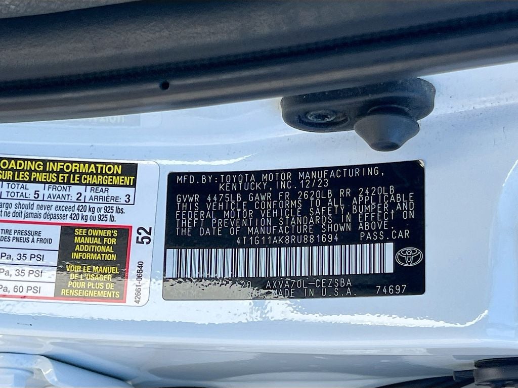 2024 Toyota Camry SE