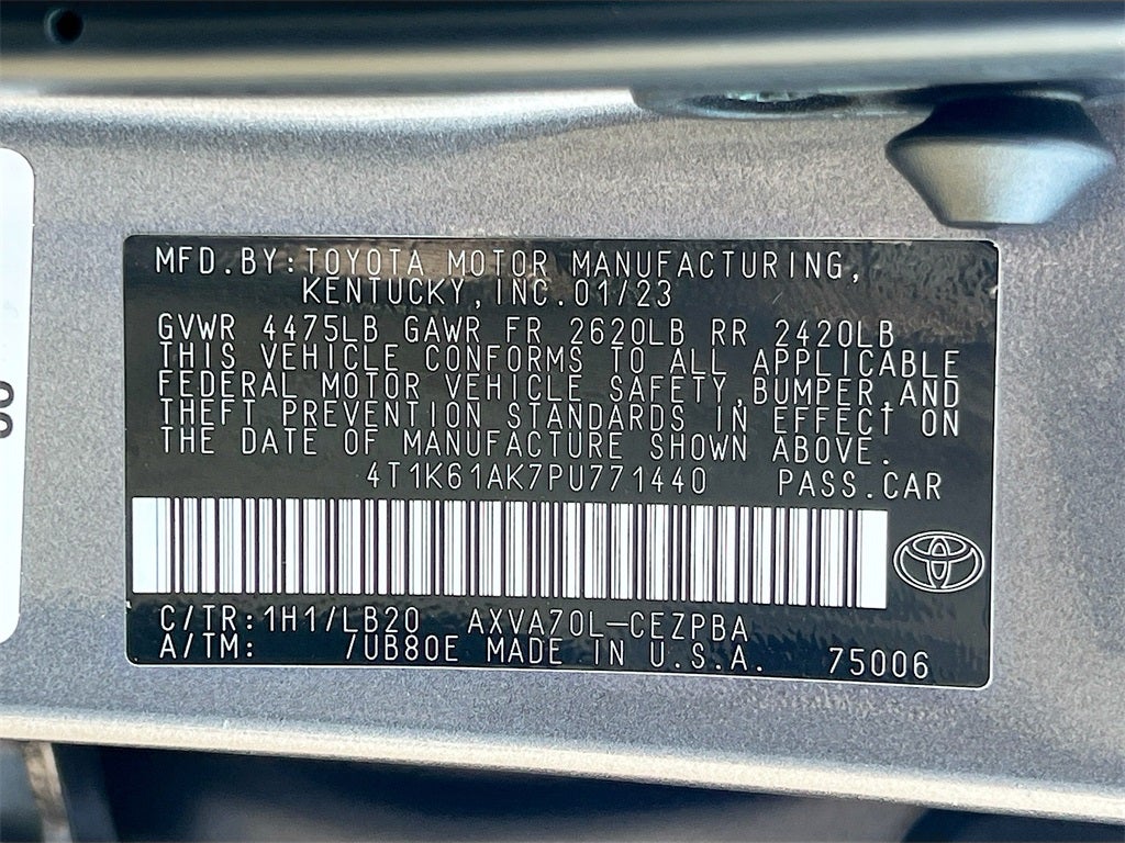 2023 Toyota Camry XSE