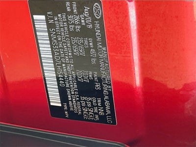 2020 Hyundai SANTA FE SEL