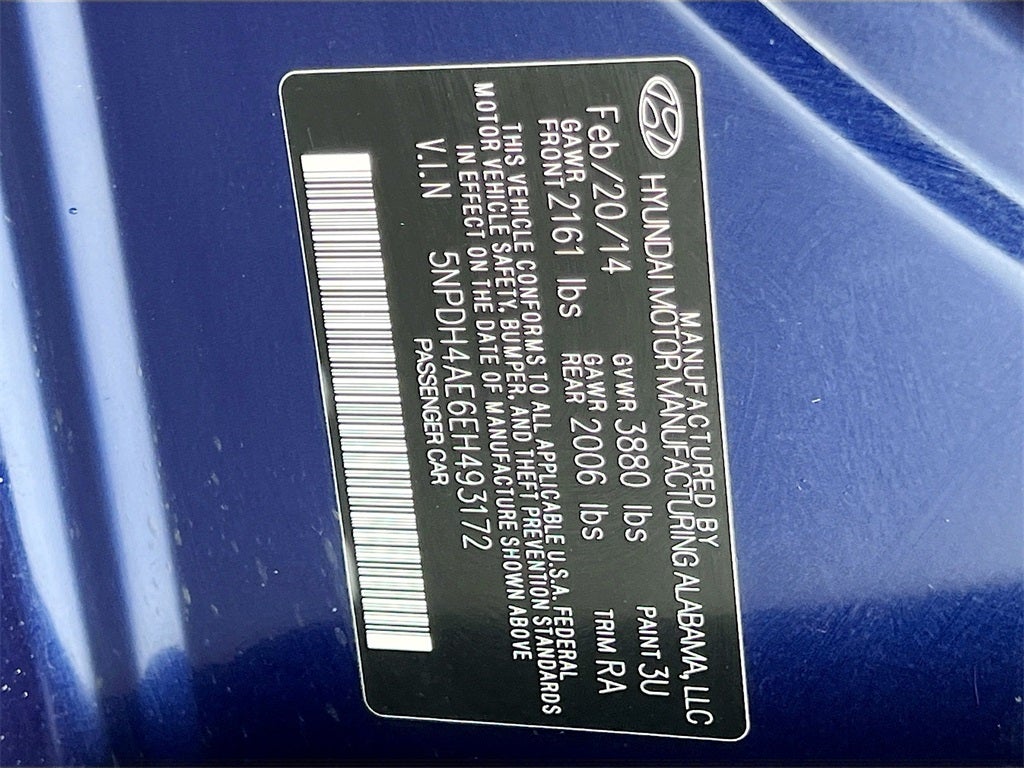 2014 Hyundai ELANTRA SE