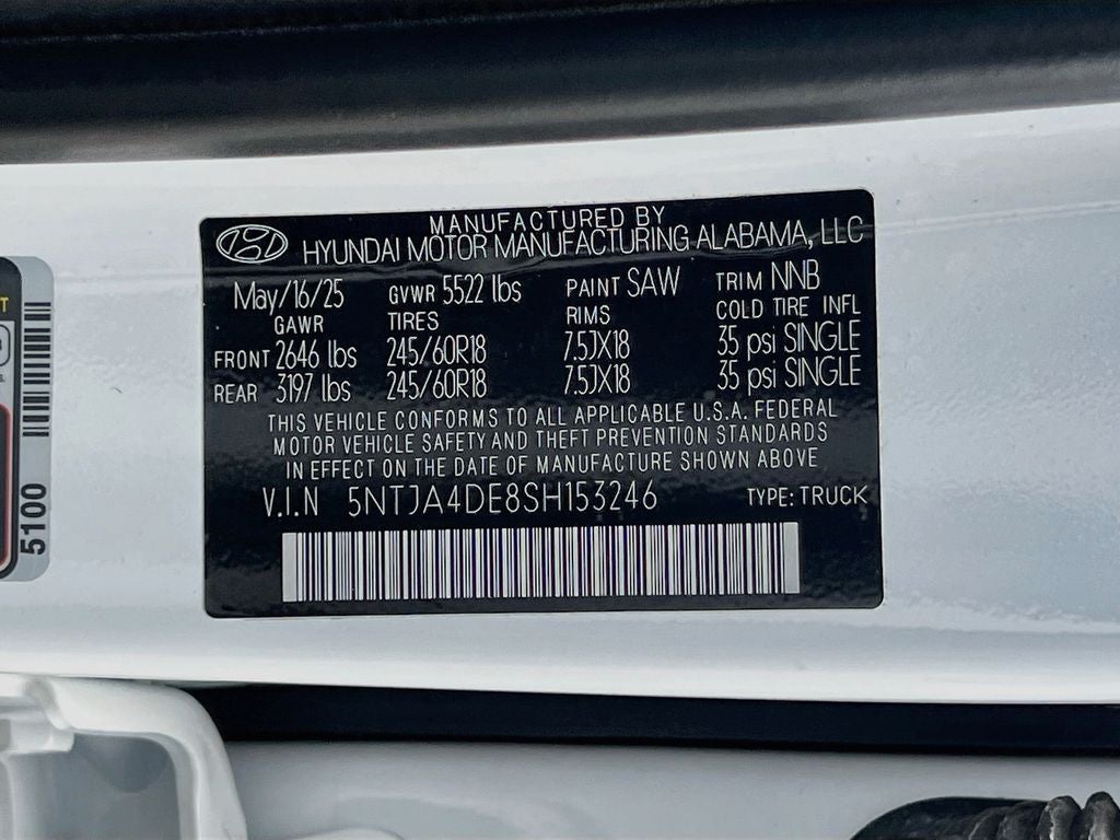 2025 Hyundai SANTA CRUZ SE