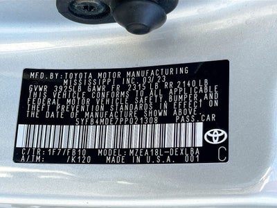 2023 Toyota Corolla LE