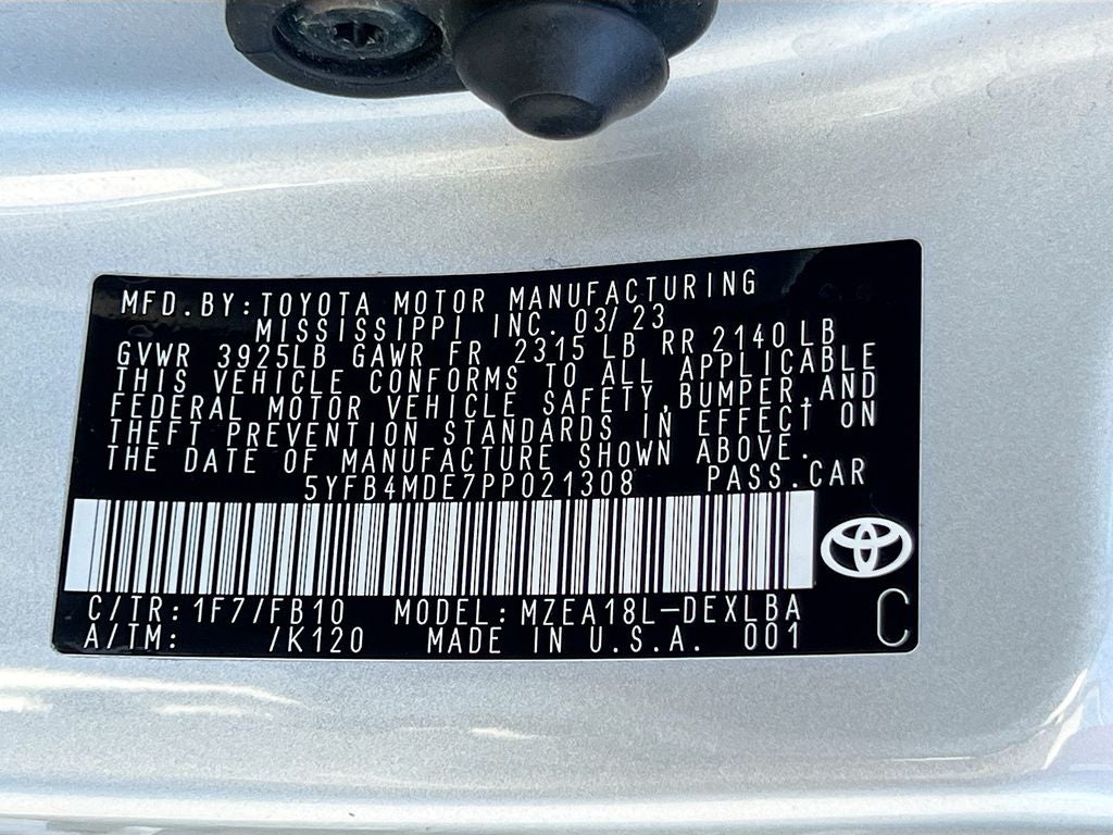 2023 Toyota Corolla LE