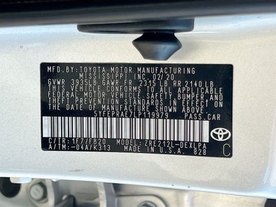 2020 Toyota Corolla LE