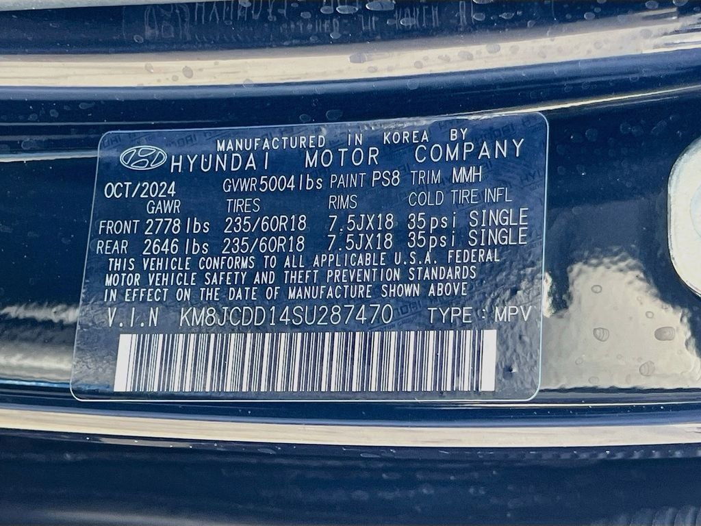 2025 Hyundai TUCSON HYBRID SEL Convenience