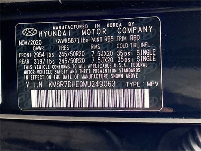 2021 Hyundai PALISADE Calligraphy