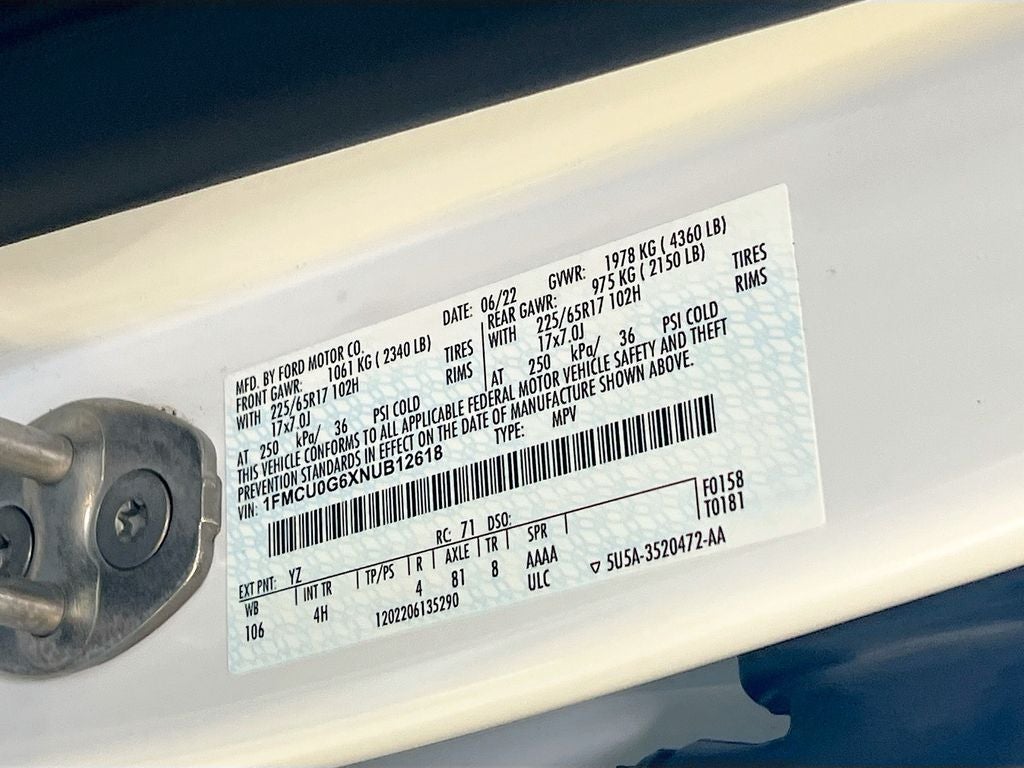 2022 Ford Escape SE