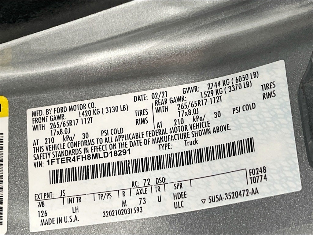 2021 Ford Ranger XLT