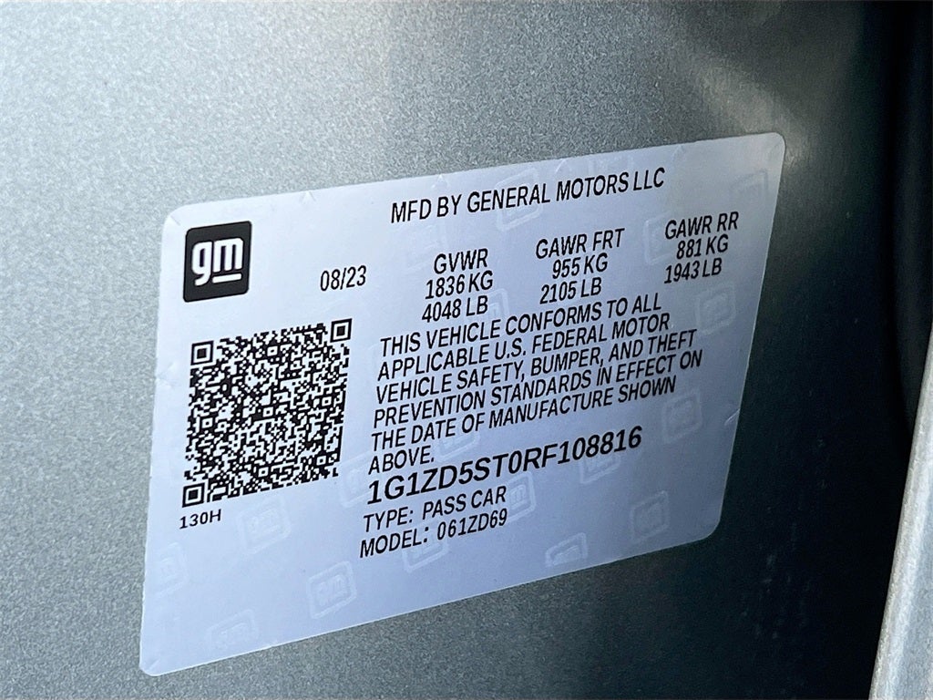 2024 Chevrolet Malibu LT 1LT