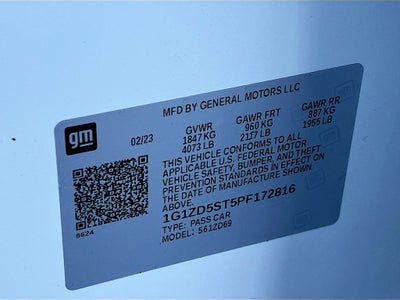 2023 Chevrolet Malibu LT 1LT